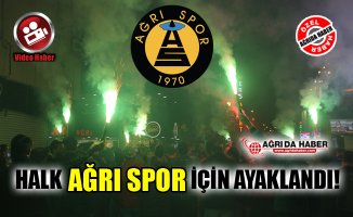 Taraftar ve Futbolcular Ağrı Spor İçin Direniyor! Tepki Çığ Gibi