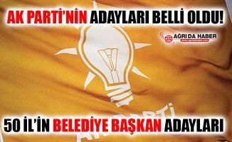 AK Parti'nin 50 İl'de Adayları Belli Oldu İddia Edildi