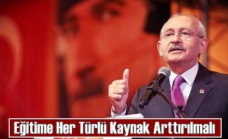CHP Genel Başkanından Açıklama: ‘‘Kapatın Milli Eğitim Bakanlığını’’