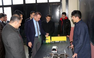 Mehmet Faruk Tekin'den Nurettin Dolgun Mesleki ve Teknik Lisesi'ni ziyaret