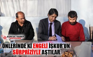 Önlerinde ki "Engeli" Ağrı İŞKUR'la Beraber Aştılar