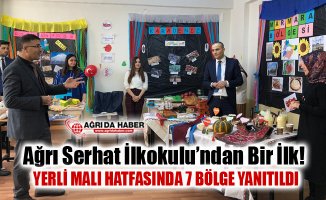 Serhat İlkokulunda Yerlimalı Etkinliğinde Bir ilk