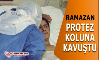 Ramazan Taşdemir Protez Kollarına Kavuştu