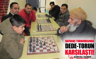 Satranç Turnuvasında Dede-Torun Karşılaştı