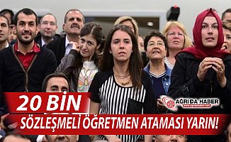 20 Bin Sözleşmeli Öğretmen için Atama Yarın