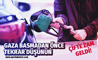 Benzin ve Motorin Fiyatlarına Çifte Zam