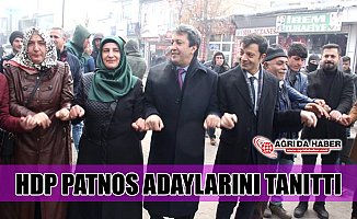HDP 31 Mart Seçimleri için Patnos Adaylarını Tanıttı