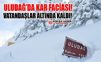 Uludağ'da Kar Faciası! Vatandaşlar Kar Altında Kaldı!