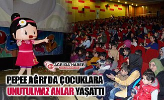 Ağrı'da Pepee Çocuk Müzikali Sahne Aldı