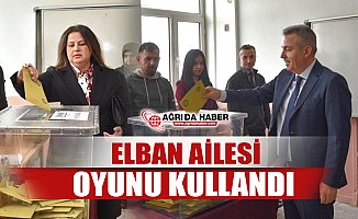 Ağrı Valisi Süleyman Elban 31 Mart Seçimlerinde Oyunu kullandı