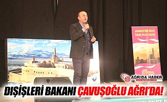 Dışişleri Bakanı Çavuşoğlu Ağrı'da