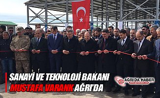 Sanayi ve Teknoloji Bakanı Mustafa Varank Ağrı'ya Geldi