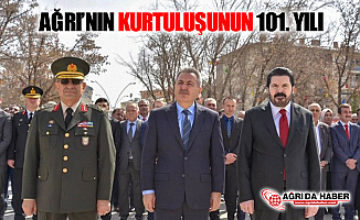 Ağrı'nın Kurtuluşunun 101. Yılı Kutlandı