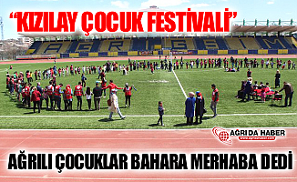 Türk Kızılayı Ağrı Şubesi "Kızılay Çocuk Festivali" Düzenledi