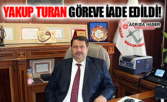 Yakup Turan Milli Eğitim Müdürlüğü Görevine İade Edildi