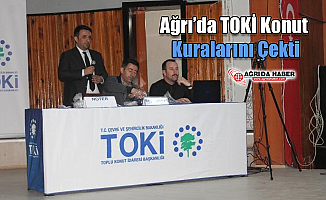 Ağrı'da TOKİ Konut Kuralarını Çekti!