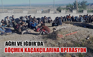 Ağrı ve Iğdır'da Göçmen Kaçakçılarına darbe! 10 Gözaltı