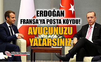 Erdoğan Fransa'ya posta koydu: Avucunuzu yalarsınız