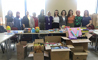 KO-MEK Ağrı ve Adıyaman'daki köy okullarına hediye