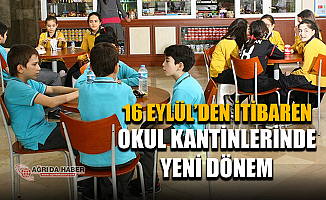Bu Tarihten İtibaren Okul Kantinlerinde yeni uygulama