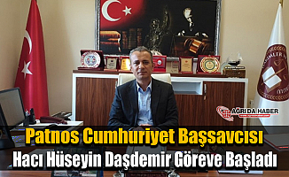 Patnos Cumhuriyet Başsavcısı Hacı Hüseyin Daşdemir görevine başladı