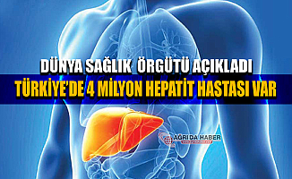 Türkiye'de 4 Milyon kişi Hepatit Hastası olduğundan Habersiz!