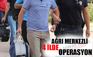 Ağrı Merkezli 4 İlde PYD Operasyonu Yapıldı