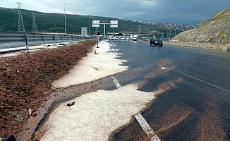 Görenler Şaşkına Döndü! TEM otoyolu kapandı