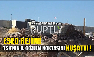TSK'nın Suriye'deki 9.gözlem noktası Esed Rejiminin Kuşatması Altında! VİDEO