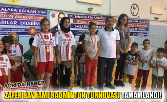 Zafer Bayramı Badminton Turnuvası Tamamlandı