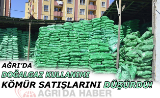 Ağrı'da Doğalgaz Kullanımın Artması Kömür Satışlarını Düşürdü!