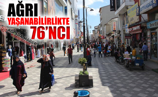 Ağrı Yaşanabilirlikte 76'ncı Sırada!