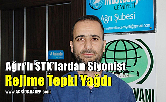 ​Ağrı'lı STK’lardan Siyonist Rejime Tepki Yağdı