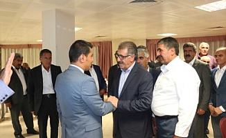 Kaymakam Öner'e Veda için yemek düzenlendi