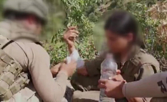 PKK'lı kadına Mehmetçik Şefkati