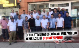 Serbest muhasebeci Mali Müşavirler Temsilciliği Seçimi Yapıldı