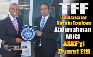 TFF Temsilciler Kurulu Başkanı Abdurrahman ARICI’dan Ağrı ASKF’ye Ziyaret