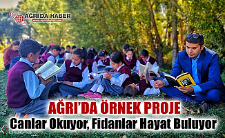 Ağrı'da Öğrenciler Okudukları Her 5 Kitap İçin Bir Ağaç Dikecek