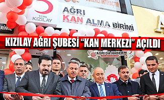 Türk Kızılay Ağrı Şubesi Kan Merkezi Açılışı Yapıldı