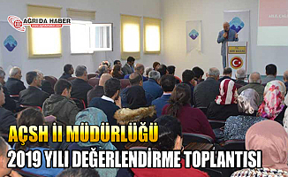 AÇSH İl Müdürlüğü 2019'da yaptıkları etkinlikleri değerlendirdi
