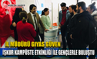 Ağrı’nın Üniversiteli Gençleriyle "İŞKUR KAMPÜSTE" Etkinliği