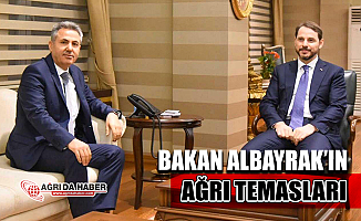 Bakan Berat Albayrak Ağrı Temaslarına Devam Etti