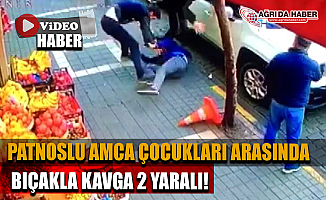 Patnostan Trabzon'a giden Akrabalar Arasında Bıçaklı Kavga! 2 Yaralı