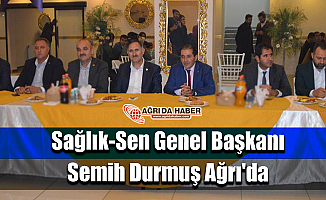 Sağlık-Sen Genel Başkanı Semih Durmuş Ağrı'da