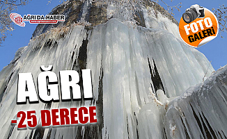 Ağrı'da Hava Sıcaklığı Eksi 25!