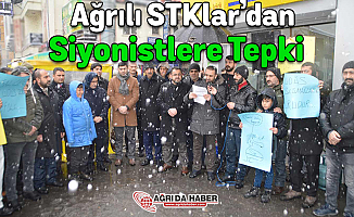 Ağrı'lı STKlar'dan Siyonistlere Tepki!