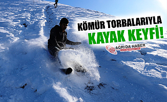 Kömür Torbalarıyla Kayak Keyfi!