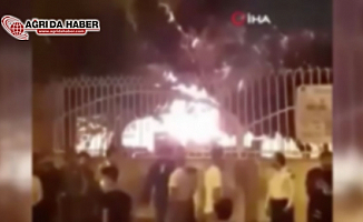 Korona virüsü bulunduran hastaneyi yaktılar!