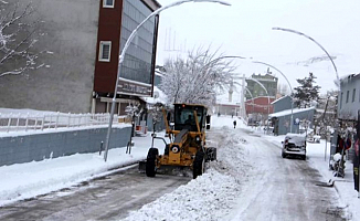 Tutak'ta kar yağışı