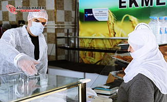 Bingölde fırıncılara mıknatıslı hijyenik eldiven